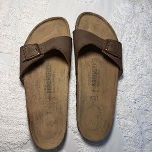 Birkenstock Madrid Mocca Color single-strap sandal W 10 Sz 41